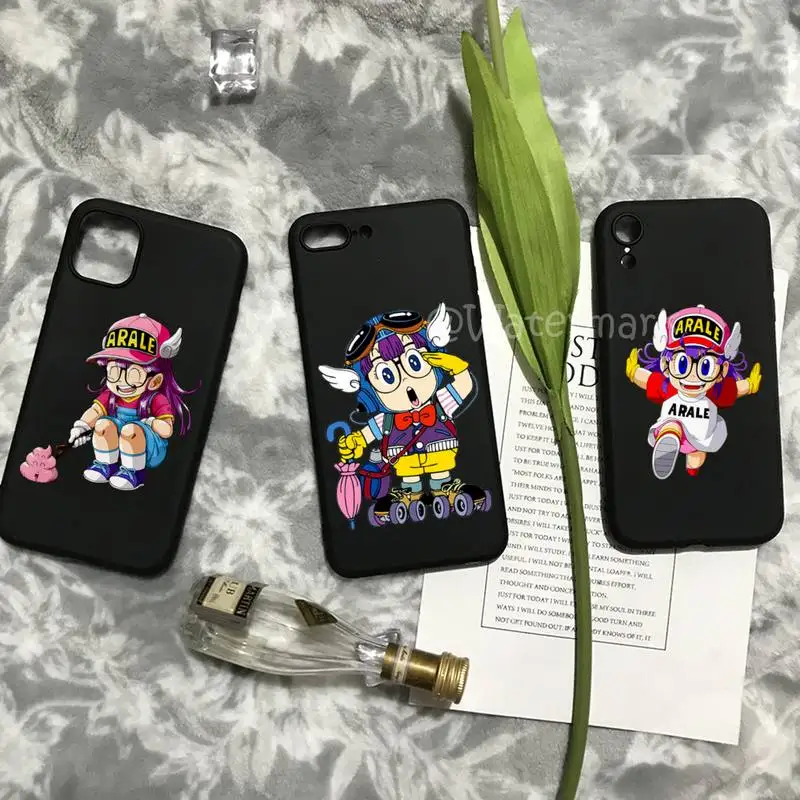

Anime Cute Dr Slump - Arale Doll Phone Case For IPhone 13 Mini 12 11 Pro Max Xs X Xr 7 8 Plus Se 2020 Silicone Cover