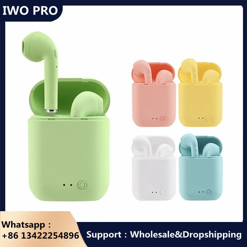 

2021 Mini2 TWS Wireless Headphones Bluetooth 5.0 Earphones Matte Air Macaron Earbuds With Mic Charging Box Headset PK i12 i7s