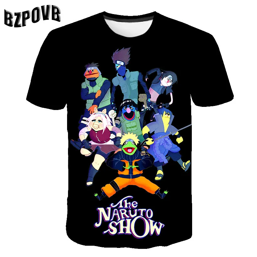 2020 Летняя Детская/Молодежная Футболка Какаси из аниме Наруто для мальчиков и