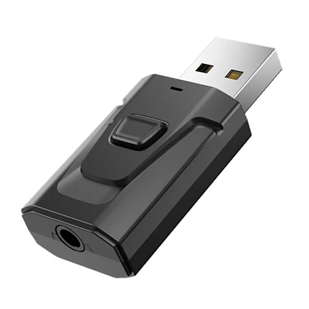4 в 1 аудио адаптер легкий удобный USB Bluetooth 5 0 передатчик приемник 3 мм разъем AUX