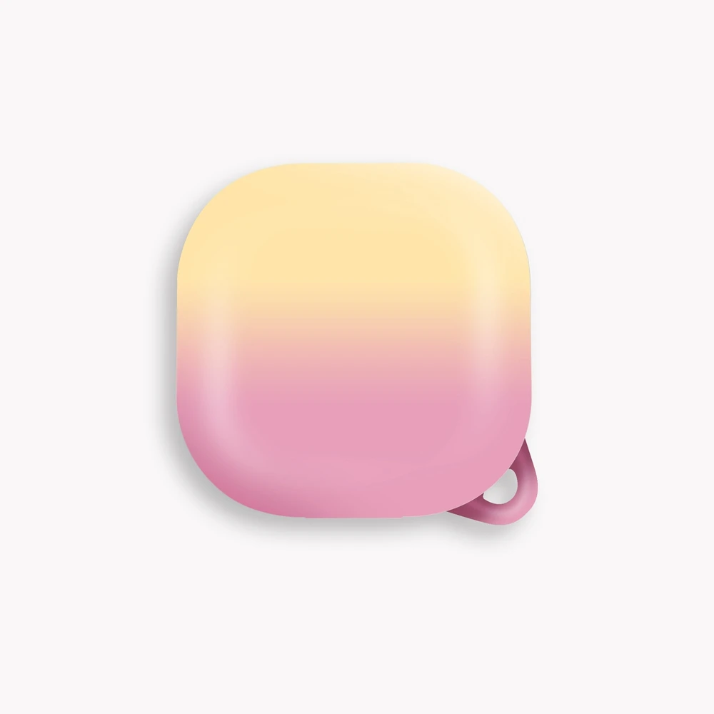 

Wireless Earphone Cover For Samsung Galaxy buds live Hard PC Charging Bag Cute Gradient Colorful Matte Case For Galaxy buds live