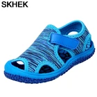 Летние сандалии SKHEK для мальчиков и девочек, детские спортивные аквасандалии, мягкая нескользящая обувь для малышей, Детская уличная пляжная обувь для воды
