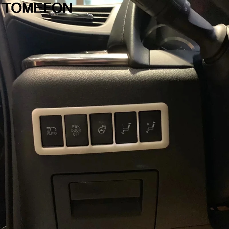 TOMEFON для Toyota Alphard Vellfire 2016 2017 2018 Передняя Кнопка управления переключателем крышка
