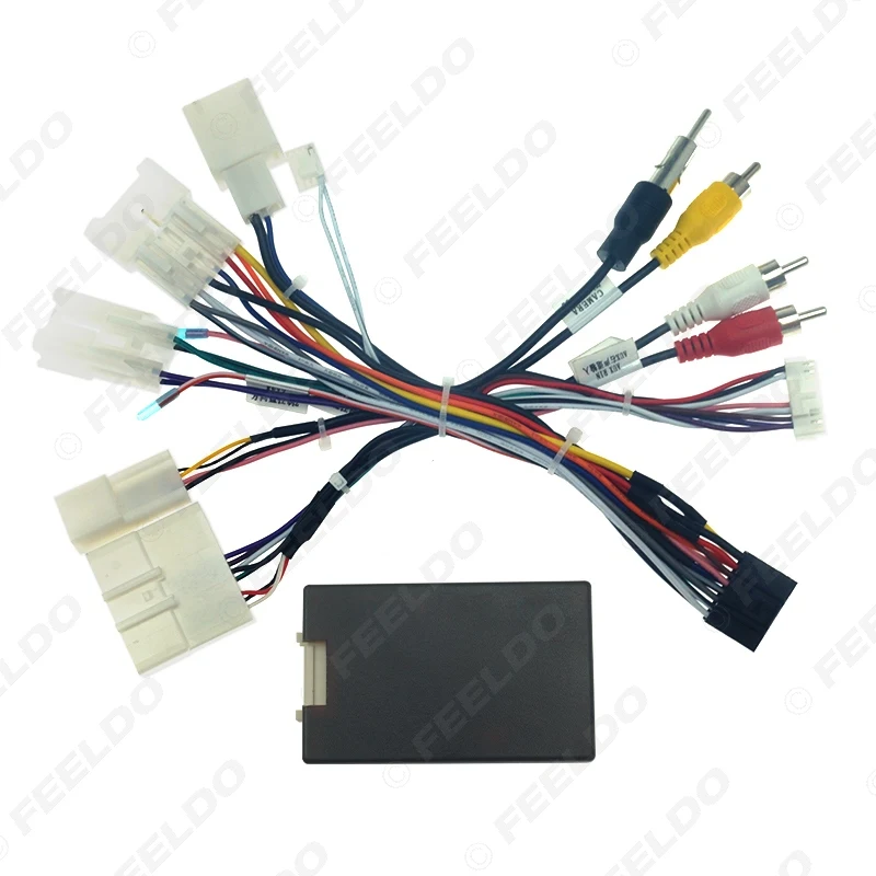 Автомобильный аудиоадаптер FEELDO 16PIN Android жгут проводов с can шиной для Subaru XV/Crosstrek(2017