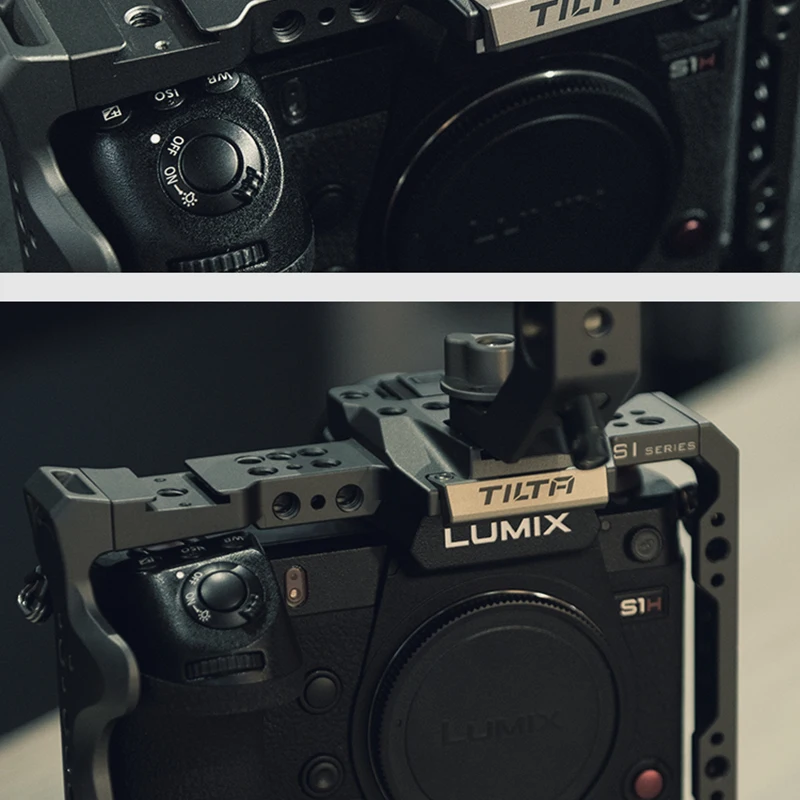 Tilta Panasonic LUMIX S1H/S1 аксессуары для клетки Camra Полная Клетка Верхняя ручка опорная