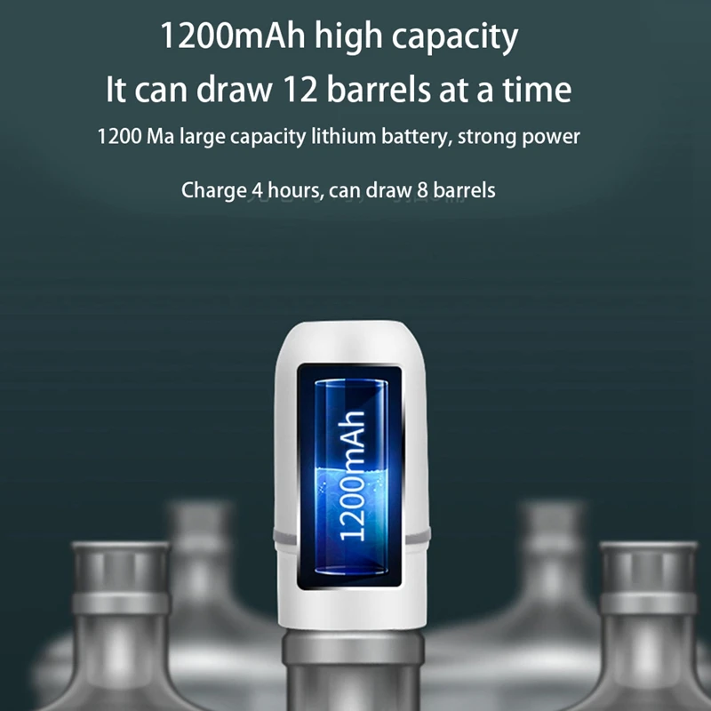 

Automatic Pump for Water Bottle Electric Drinking Water Pump Dispenser Portable USB Charge Bottle Water Pump