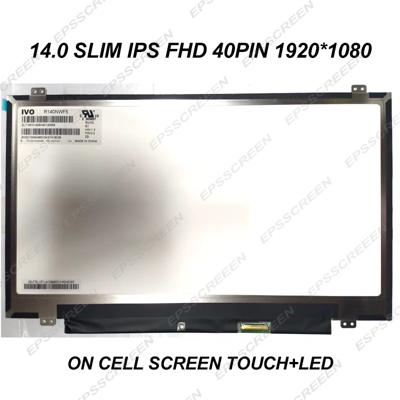 

REPLACE new 14.0 digitizer SCREEN FOR LENOVO THINKPAD T470/A475 FRU:00NY420/00NY421 LED LCD display with touch panel full hd