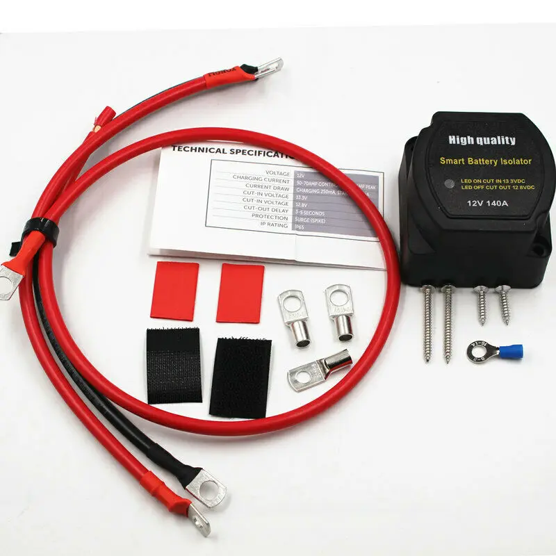 

Voltage Detection Split Type Charging Relay Switch VSR for RV Yacht Buggy ATV
