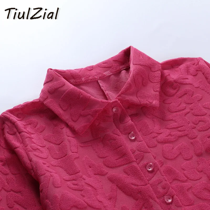 

TiulZial Long Sleeve Romper Female Button Y2K Casual Short Overall Jumpsuit Outfit Patchwork Skinny Shirts Playsuits