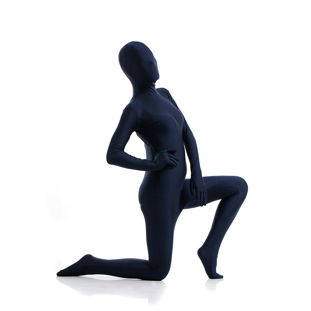Индивидуальные костюмы Zentai для всего тела Хэллоуина с открытыми глазами и