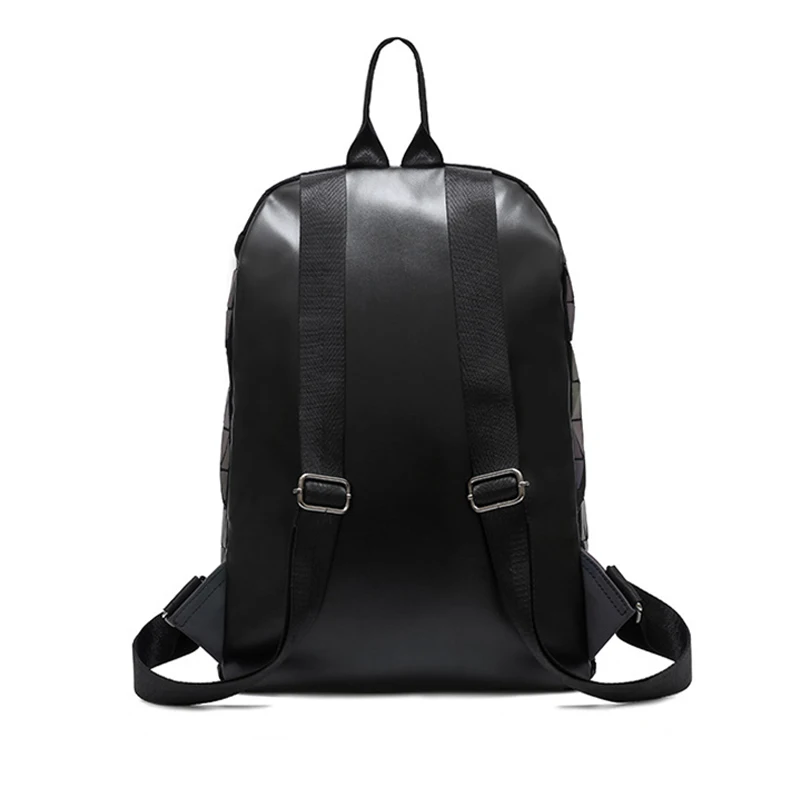 Женский рюкзак лазерная двойная сумка на плечо Ромб с геометрическим рисунком