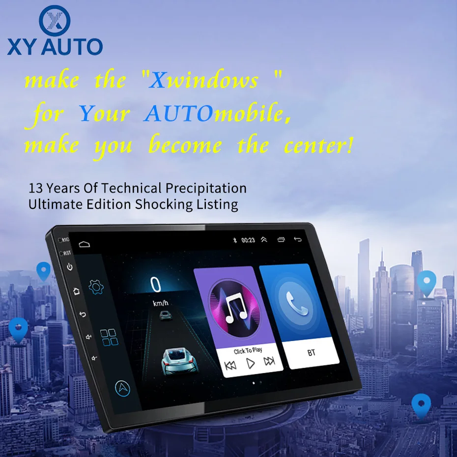 10 1 дюймов 2.5D IPS Закаленное HD Мульти-сенсорный экран Android 8 NAVI для Honda City 2008-2014 с Bluetooth