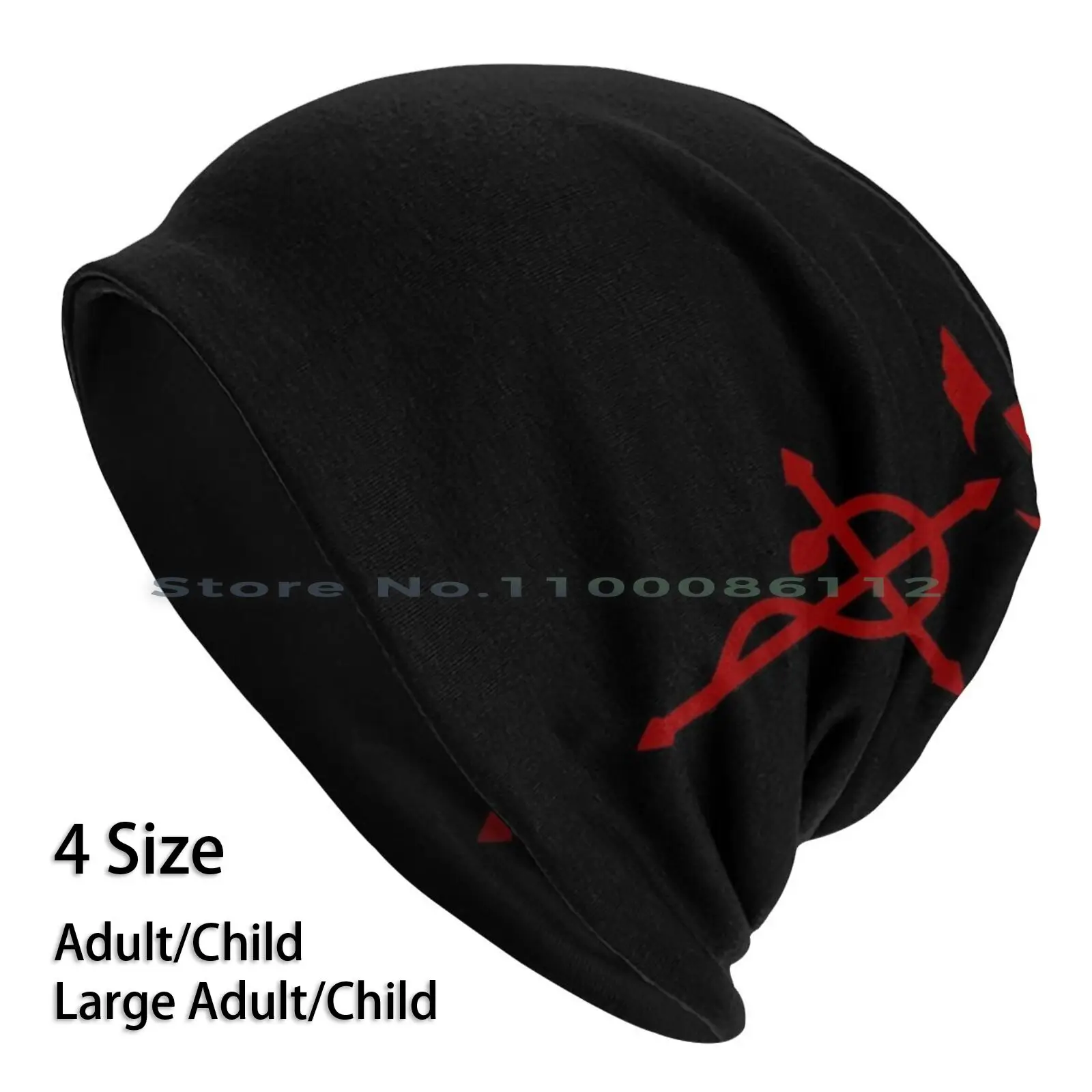 

Fullmetal Alchemist-Flamel Insignia ( Red ) Beanies Knit Hat Fullmetal Alchemist Brotherhood Fmab Edward Elric Alphonse Elric