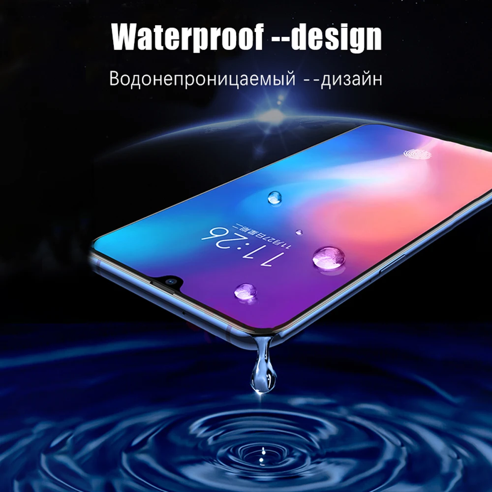 20D закругленные края полное покрытие защитное стекло пленка для Xiaomi mi 7 9X Pocophone F1 красный mi K20 Pro 8A Note 7 8 Pro защита экрана