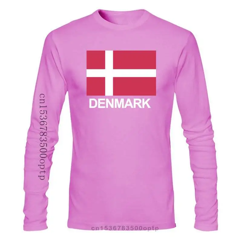 

New Denmark Flag T-shirt Distressed (danish Flag) Hot Sales Tops Print Interesting Printing High Quality T Shirt Summer Fashion