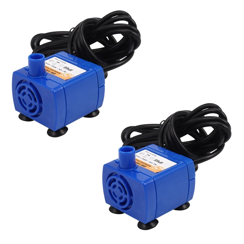 2X Replacement Pump For Fountain Both Suitable For 1.6L And 2.5L