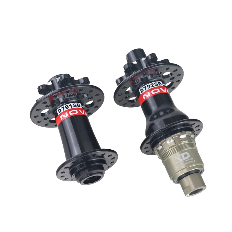 Novatec Д791СБ Д792СБ Горный велосипед 12x100 15x100 12x142 Mtb 11S Втулка велосипеда 24 28 32 отверстия QR быстросъемное штырьевое крепление с дисковым тормозом.