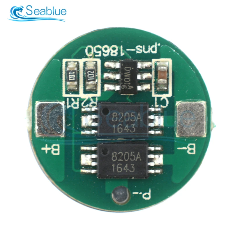 

5Pcs 1S 4A BMS 18650 Battery 4.2V Battery Protection Board 18650 Lithium Charge And Discharge Protection Board Dual MOS