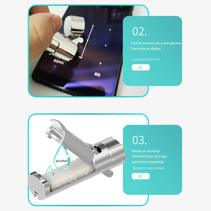 Ручные самодезинфицирующиеся многофункциональные санитарные инструменты для