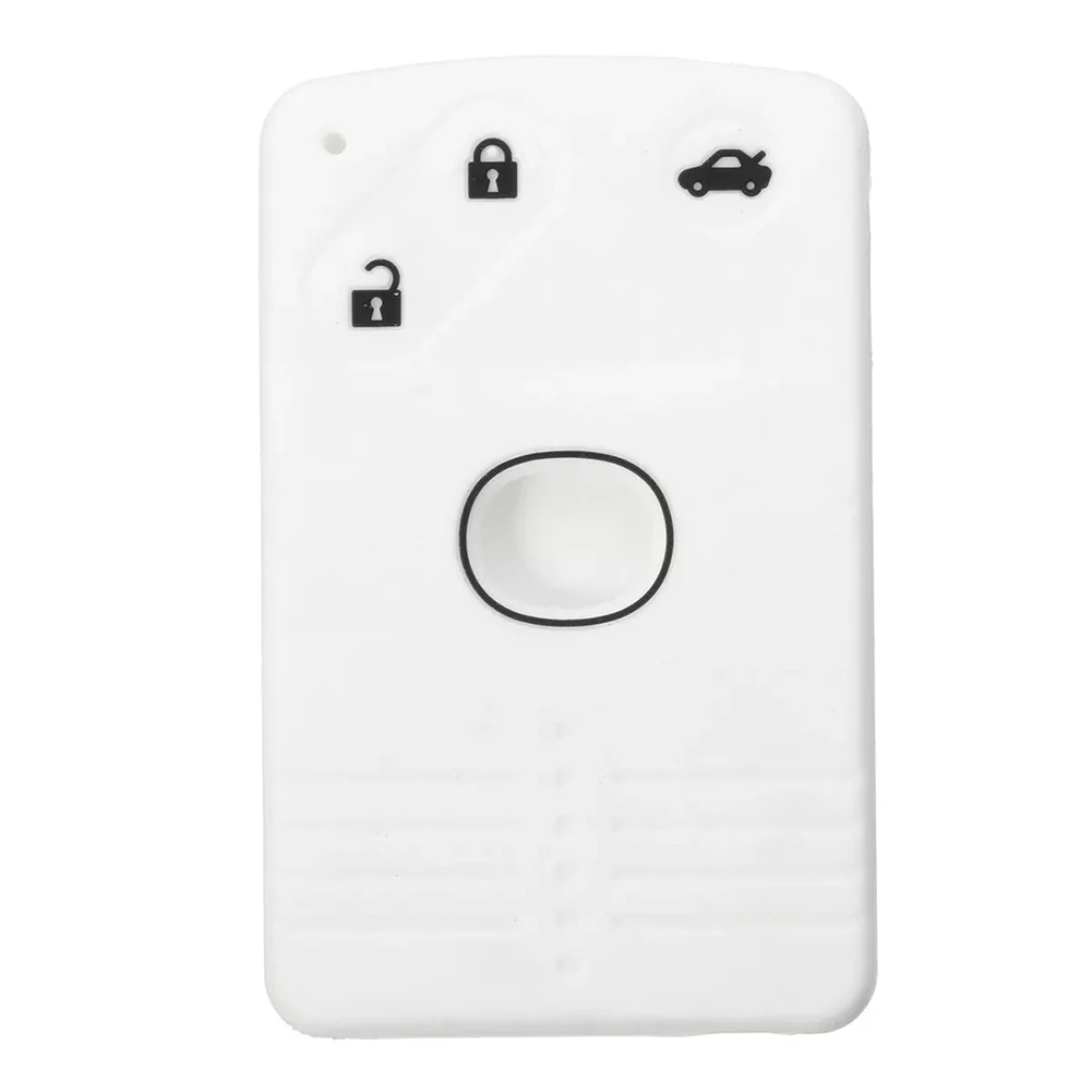 Чехол для автомобильного ключа силиконовый чехол с 3 кнопками смарт карты брелок