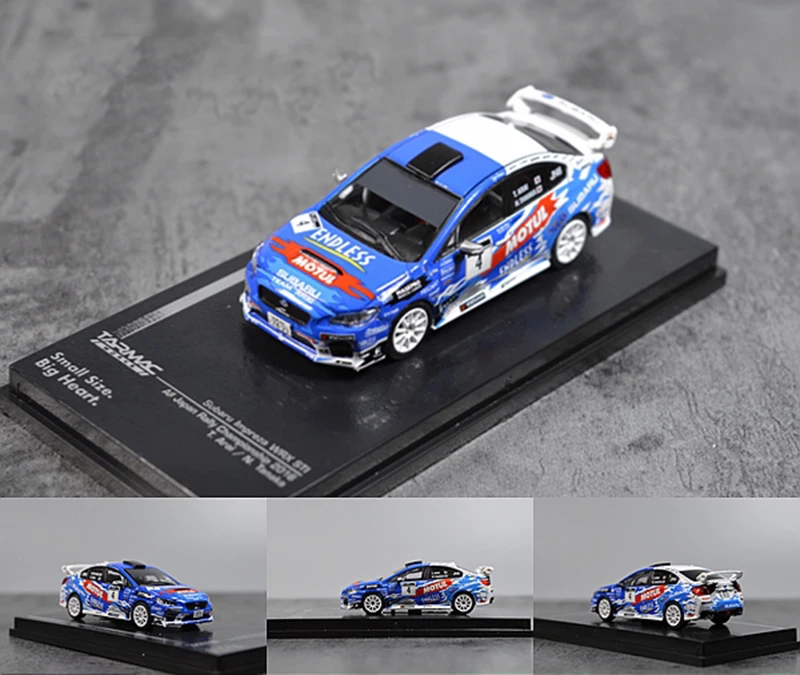 1: 64 масштабная модель автомобиля сплав литья под давлением синий Impreza WRX STI 2016