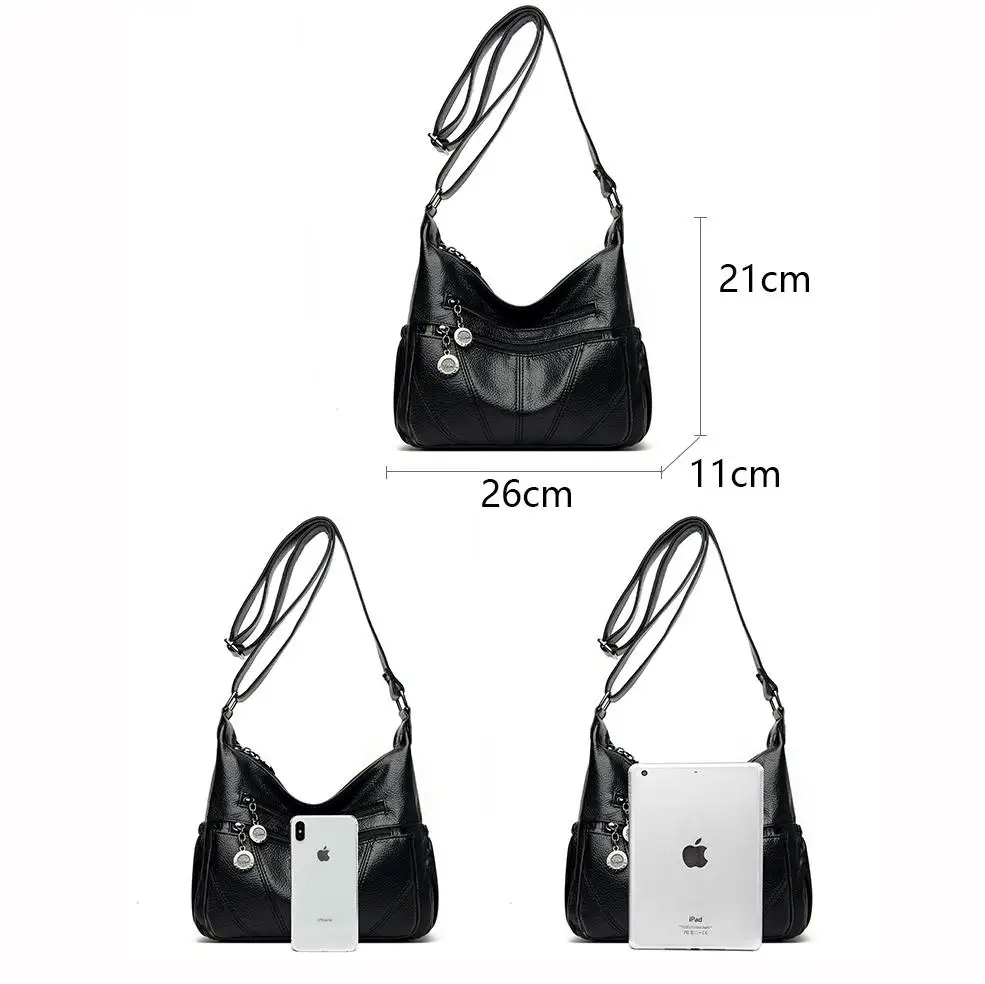

Casual Women Crossbody Bag High Quality Pu Leather Women Bags Handbags Designer Ladies Shoulder Bags for Women