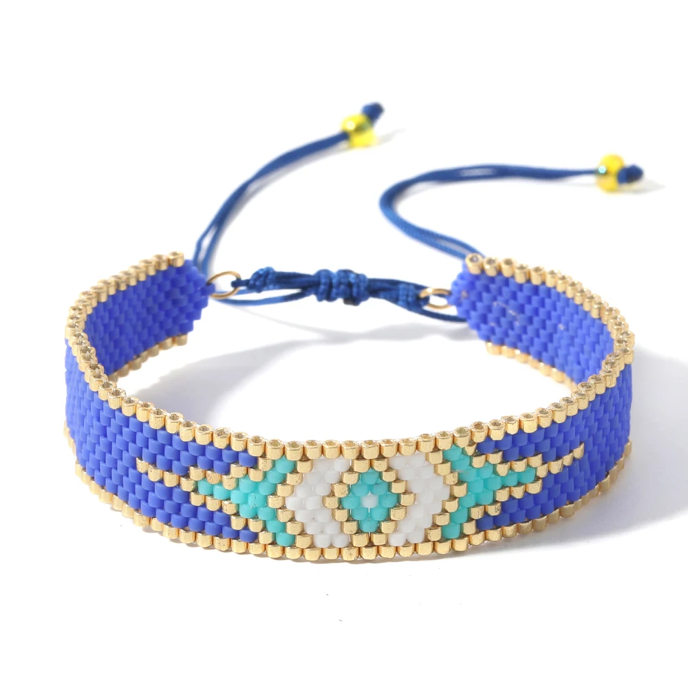 

Rttooas Miyuki Beaded Bracelet Women Pulseras Mujer Moda 2020 Evil Eye Bracelets Handmade Woven Bracelets Fashion Jewelry