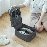 portable travel shoes storage bags sneakers loafers slippers ankle boots organizer bag closet sorting zipper pouch