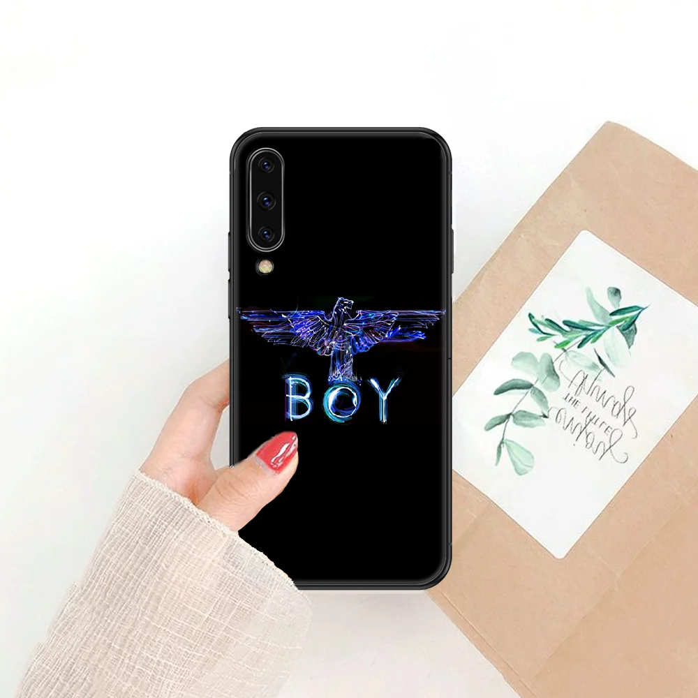 

London Fashion Boys Brand Phone case For Samsung Galaxy A 3 5 7 8 10 20 21 30 40 50 51 70 71 E S 2016 2018 4G black silicone