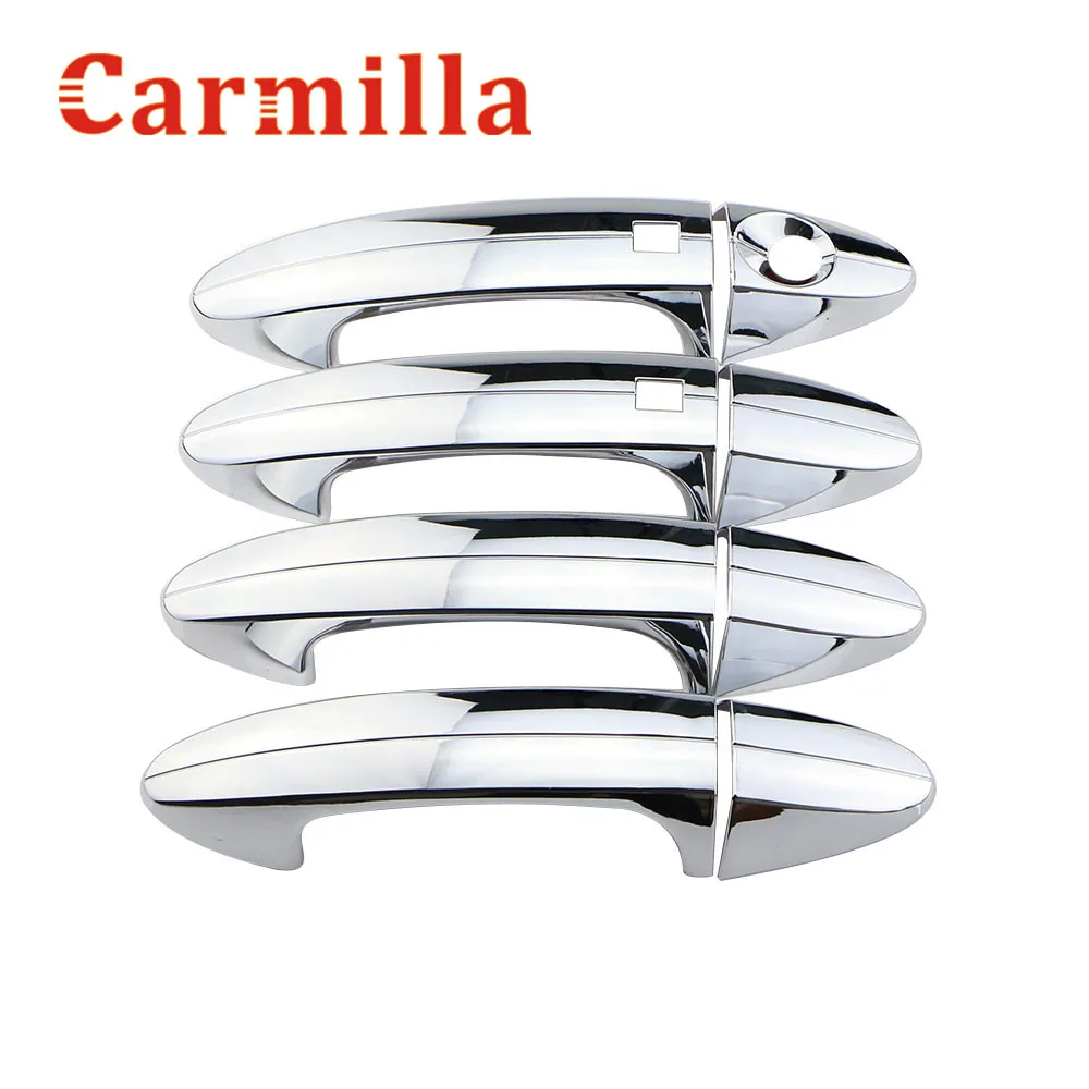 Carmilla 8 шт./компл. ABS хромированная крышка дверной ручки для строительства 2013 2014 2015