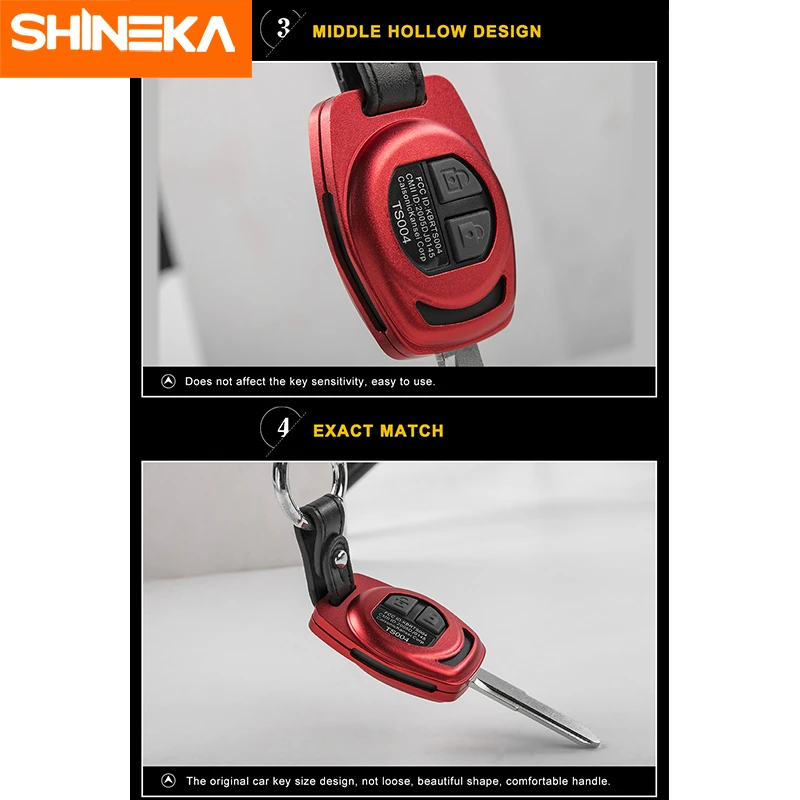 SHINEKA автомобильный Стайлинг уникальный дизайн алюминиевый сплав чехол для