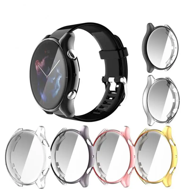 Защита экрана для Amazfit GTR 3 Pro чехол часов полная защита из ТПУ бампер аксессуары 3/3