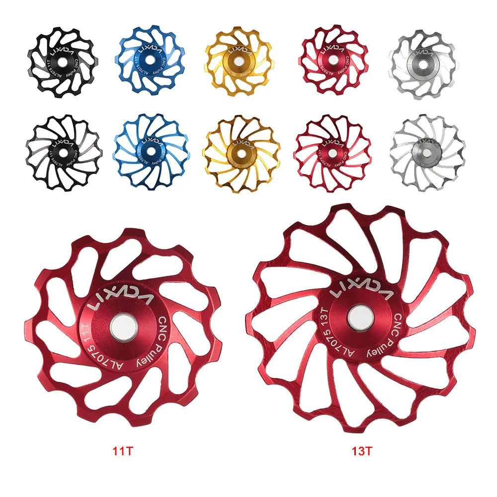 Lixada MTB дорожный велосипед Керамика шкив из алюминиевого сплава задний