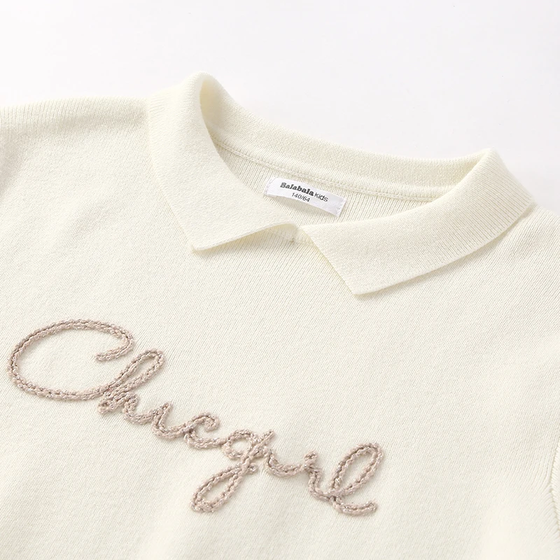 Свитер для девочек Balabala детский джемпер свитер среднего возраста на весну и