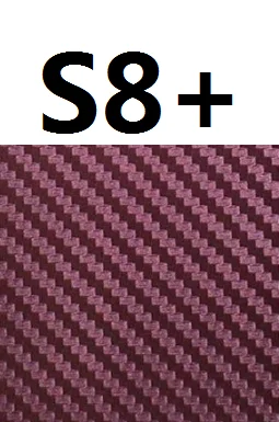 S8 Plus-Copper Градиентные цветные наклейки для samsung S10 Plus S10E S9 S8 S7 Edge защитная пленка из углеродного волокна аксессуары для мобильных телефонов EEMIA - Цвет: S8 Plus-Copper