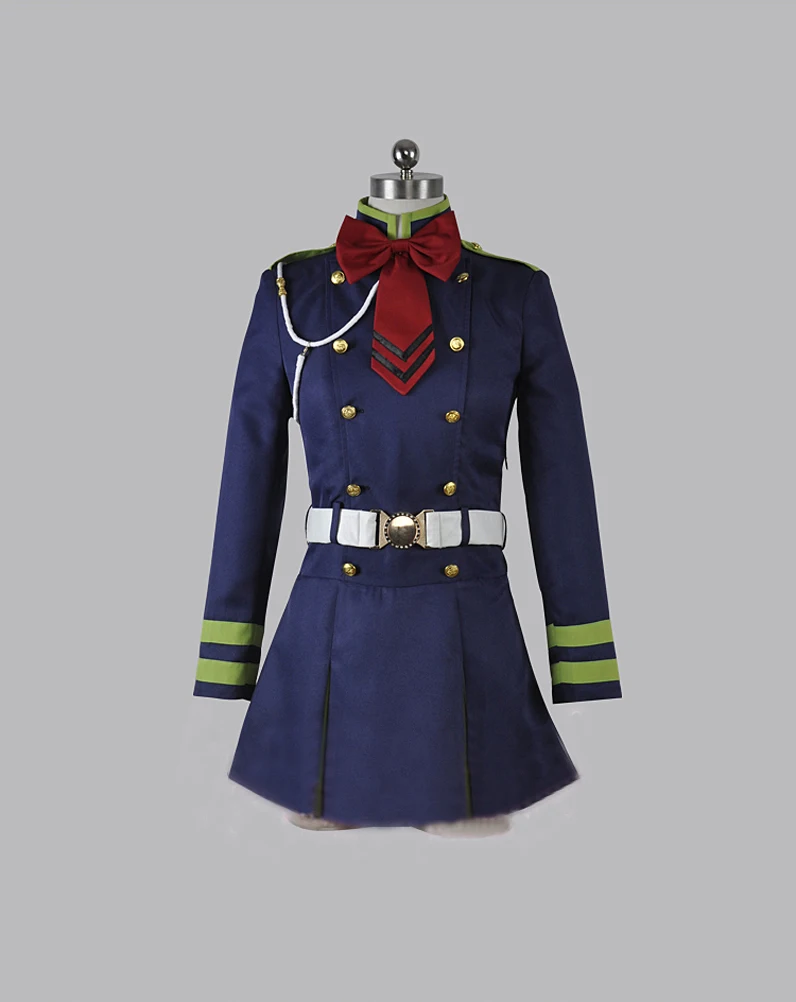 Костюм для косплея сероф из конца униформа униформы Mitsuba Sangu Shinoa Hiragi|seraph of the end|cosplay