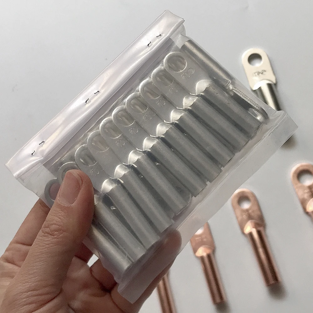 Соединитель для кабеля с отверстием болта медные клеммы медная трубка клемм 10 мм2