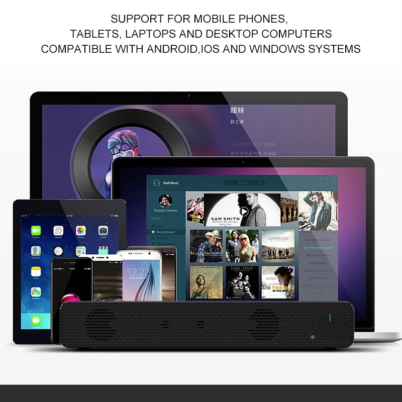 Bluetooth Саундбар впечатляющий объемный звук беспроводные колонки для домашнего