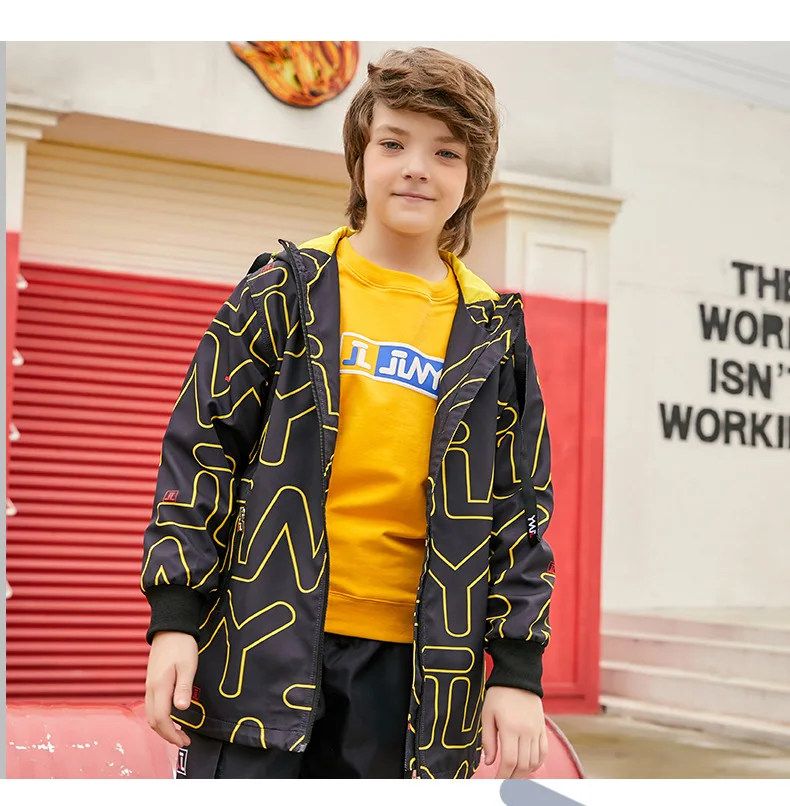 

JLNY Fashion Brand Wear 2020 Winter New Middle School Children's Warm Cotton Padded Jacket Coat With Breathable And Genuine Best