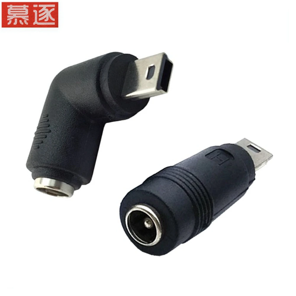 1 шт. 5 5x2 мм гнездо к Mini / Micro USB папа Pin DC разъем питания 90/180 градусов адаптера для V3