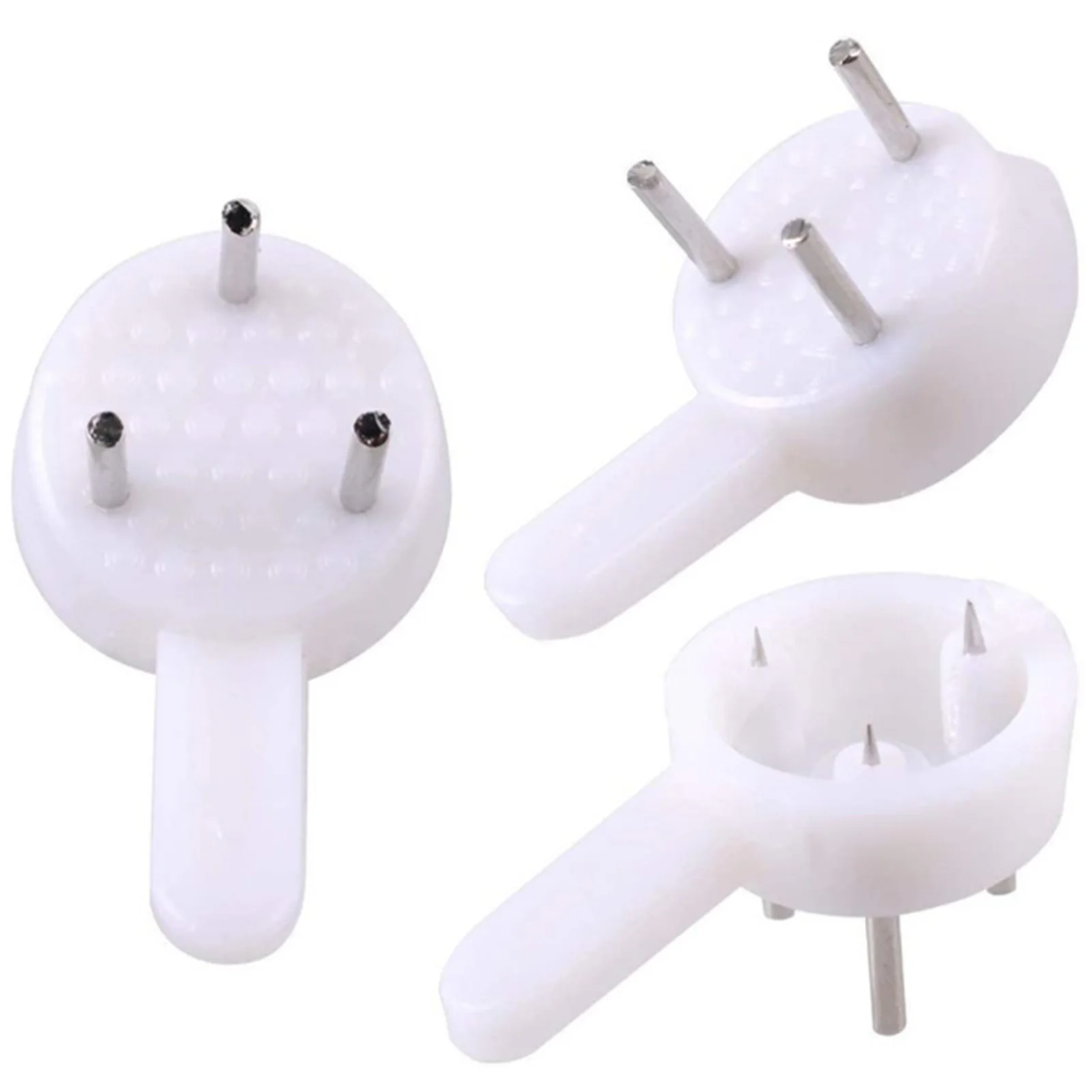 40 Pcs Heavy Duty Plastic Wall Hook Traceless Multi-function Picture Painting Frame Invisible Hanger with Gradienter | Дом и сад