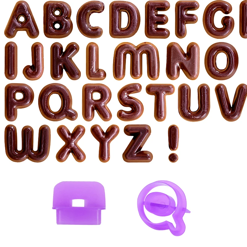 40 шт./компл. Пластик Алфавит Номер режущие инструменты для печенья мастики торт