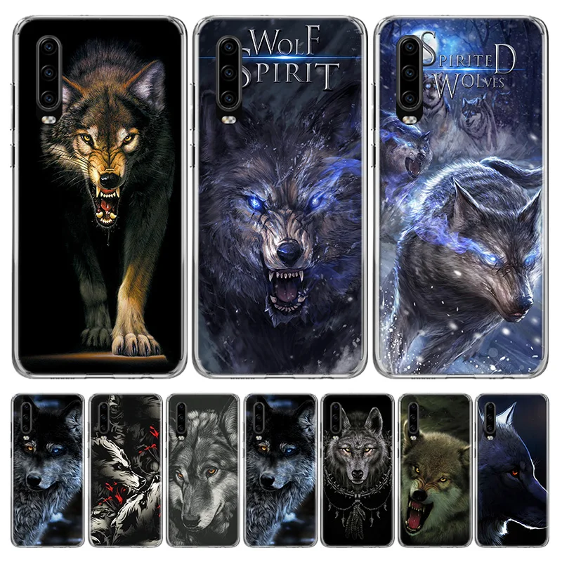 Funda de teléfono Wolf Pack para Huawei P30 P20 P40 P50 Mate...