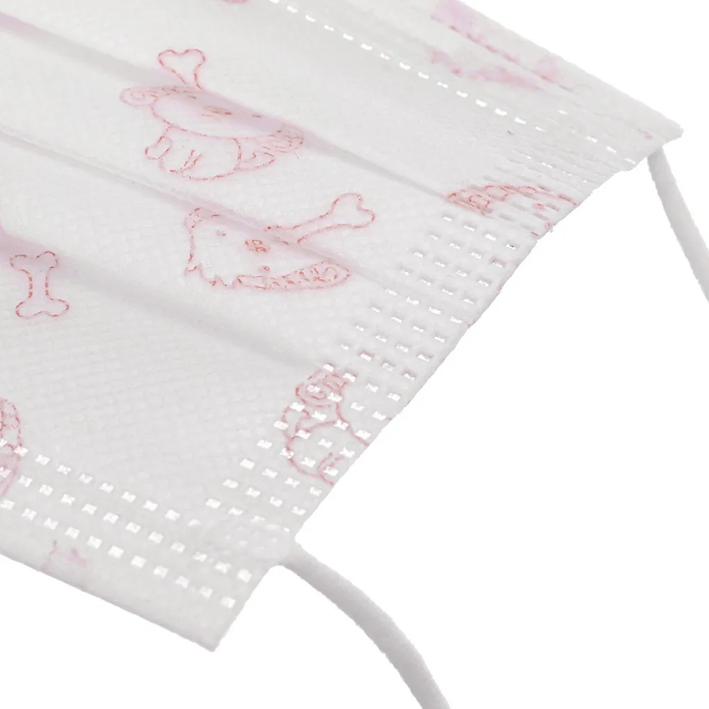 Маска детская одноразовая трехслойная с петлями для ушей 10 шт. | Безопасность и