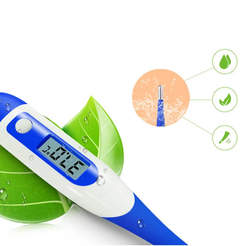 

Digital Thermometer LCD Show Reading Auto Shut-off Recall Replaceable Battery Body Fever Thermometer for Children