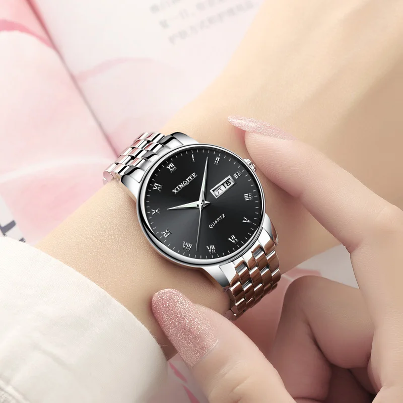 Новинка 2019 золотые женские часы креативные со стальным браслетом Montre Femme|Женские