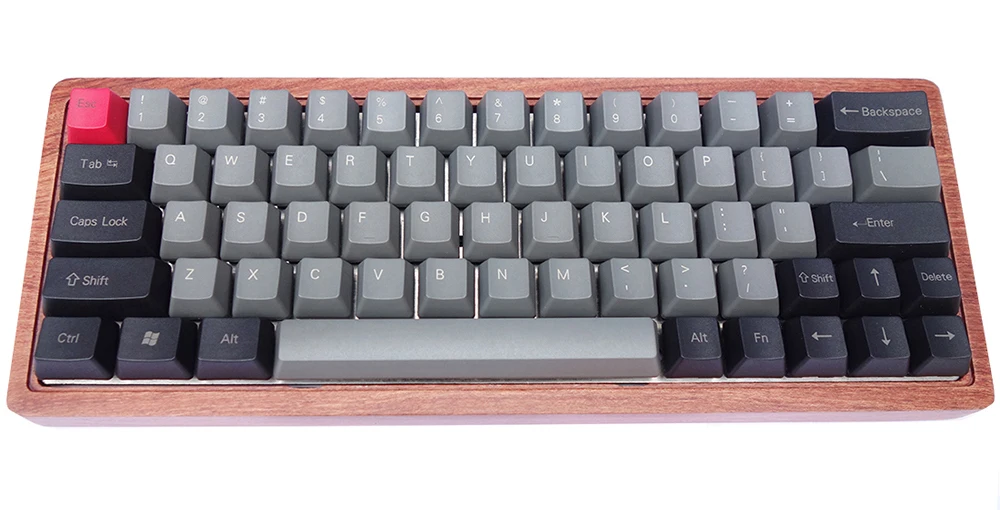 GH63 GH64 механическая клавиатура DIY Светодиодная подсветка RGB деревянный или
