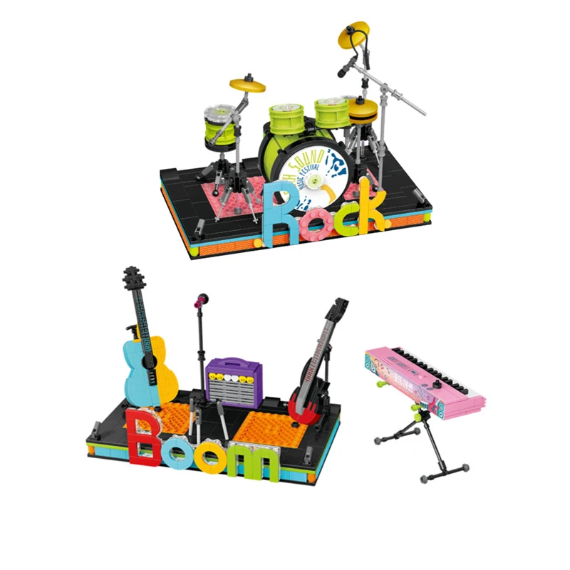 Мини-конструктор WL для сборки сделай сам креативный электронный барабан орган