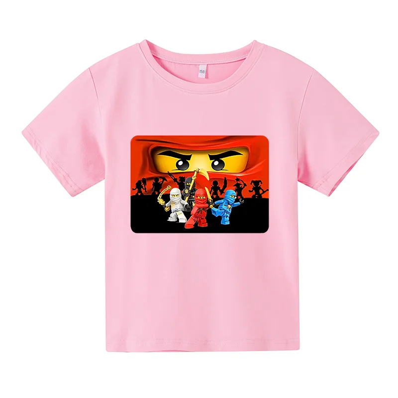 

Summer Lego Ninja T-shirt Boys Baby Kids Clothes Boy Tops Short Sleeve T-shirt Anime 4-14 Years Old T-shirt Top