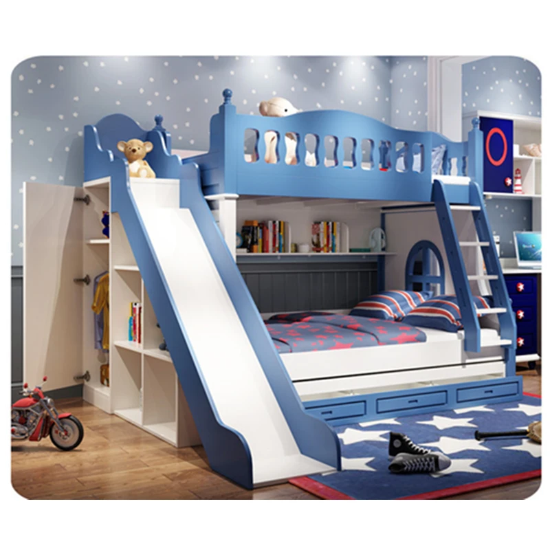 Детская мебель для спальни современная двухъярусная кровать детская